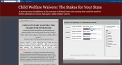 Desktop Screenshot of childwelfarewaivers.blogspot.com