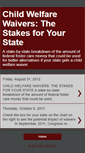 Mobile Screenshot of childwelfarewaivers.blogspot.com