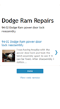 Mobile Screenshot of dodgeramrepairs.blogspot.com