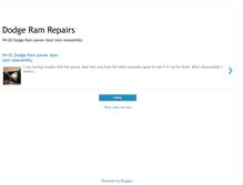 Tablet Screenshot of dodgeramrepairs.blogspot.com