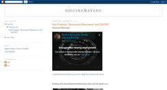 Desktop Screenshot of digcinemavlog.blogspot.com