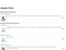 Tablet Screenshot of models-point.blogspot.com