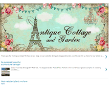 Tablet Screenshot of antiquecottageandgarden.blogspot.com