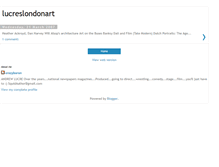Tablet Screenshot of lucreslondonart.blogspot.com