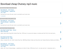 Tablet Screenshot of download-chutney-mp3music.blogspot.com