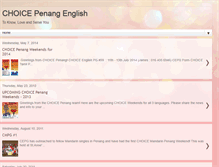 Tablet Screenshot of choicepenang-english.blogspot.com