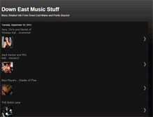 Tablet Screenshot of downeastmusicstuff.blogspot.com