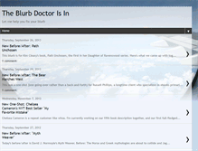 Tablet Screenshot of blurbdoctor.blogspot.com