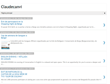 Tablet Screenshot of claudecanvi.blogspot.com