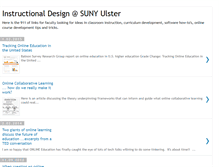 Tablet Screenshot of instructional-design-suny-ulster.blogspot.com