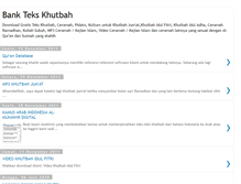 Tablet Screenshot of khutbahtext.blogspot.com
