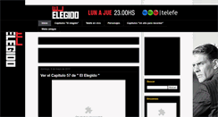 Desktop Screenshot of elelegido-telefe.blogspot.com