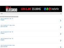 Tablet Screenshot of elelegido-telefe.blogspot.com