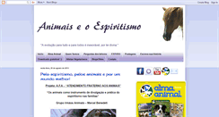 Desktop Screenshot of animaiseoespiritismo.blogspot.com