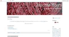 Desktop Screenshot of favoritefibers.blogspot.com