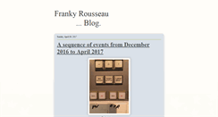 Desktop Screenshot of frankyrousseau.blogspot.com