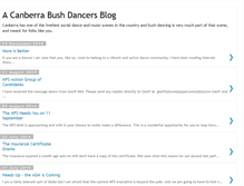 Tablet Screenshot of canberradance.blogspot.com