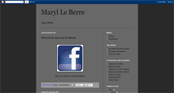 Desktop Screenshot of marylleberre.blogspot.com