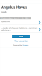 Mobile Screenshot of angelusnovus.blogspot.com