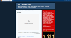 Desktop Screenshot of loscubanitossalsa.blogspot.com