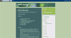 Desktop Screenshot of karins-recipes.blogspot.com