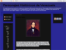 Tablet Screenshot of personajes-historicos-de-venezuela.blogspot.com