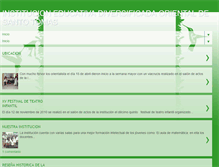 Tablet Screenshot of colegiooriental.blogspot.com