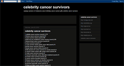 Desktop Screenshot of celebritycancersurvivors.blogspot.com