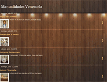 Tablet Screenshot of manualidadesvenezuela.blogspot.com