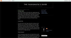 Desktop Screenshot of fashionistasguide.blogspot.com