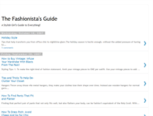 Tablet Screenshot of fashionistasguide.blogspot.com