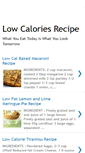 Mobile Screenshot of low-calories-recipe.blogspot.com