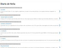 Tablet Screenshot of diariodeneila.blogspot.com
