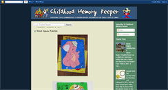 Desktop Screenshot of childhoodmemorykeeper.blogspot.com