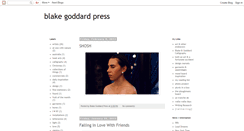 Desktop Screenshot of blakegoddardpress.blogspot.com