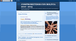 Desktop Screenshot of comprometidosconbolivia.blogspot.com