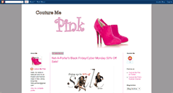 Desktop Screenshot of couturemepink.blogspot.com