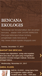 Mobile Screenshot of bencanaekologis.blogspot.com