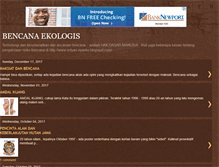 Tablet Screenshot of bencanaekologis.blogspot.com