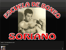 Tablet Screenshot of escueladeboxeosoriano.blogspot.com