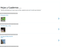 Tablet Screenshot of cuadernosdecolores.blogspot.com