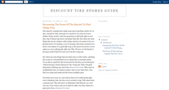 Desktop Screenshot of discounttirestores.blogspot.com