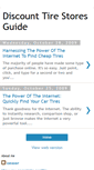 Mobile Screenshot of discounttirestores.blogspot.com