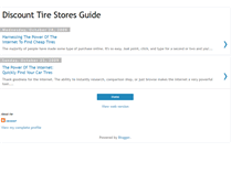 Tablet Screenshot of discounttirestores.blogspot.com