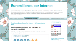Desktop Screenshot of jugareuromillones.blogspot.com