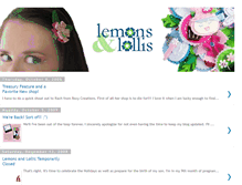 Tablet Screenshot of lemonsandlollis.blogspot.com