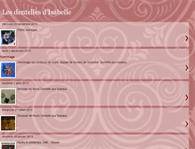 Tablet Screenshot of dentellesisabelle.blogspot.com