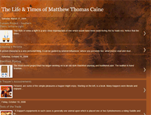 Tablet Screenshot of matthewtcaine.blogspot.com