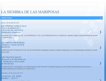 Tablet Screenshot of lasiembradelasmariposas.blogspot.com