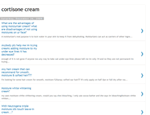 Tablet Screenshot of cortisone-cream.blogspot.com